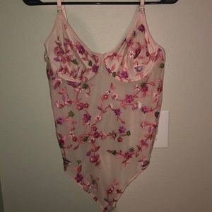 Detailed Lingerie Bodysuit